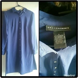 Navy Grace Elements Tunic